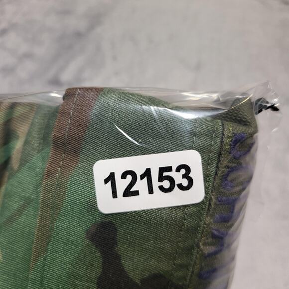 Vintage US Air Force Jacket Mens Small Short Woodland Camo BDU Patches 90s - Picture 10 of 10